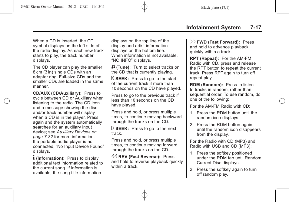 GMC 2012 Sierra User Manual | Page 227 / 556