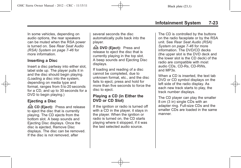 GMC 2012 Sierra User Manual | Page 233 / 556