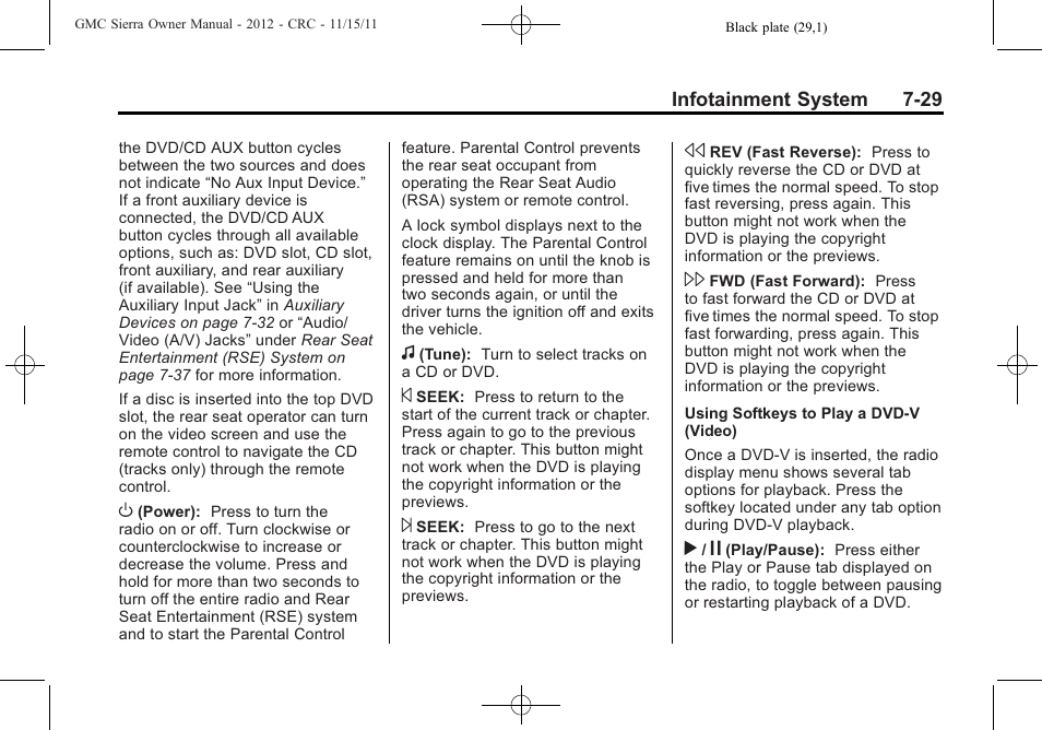 GMC 2012 Sierra User Manual | Page 239 / 556