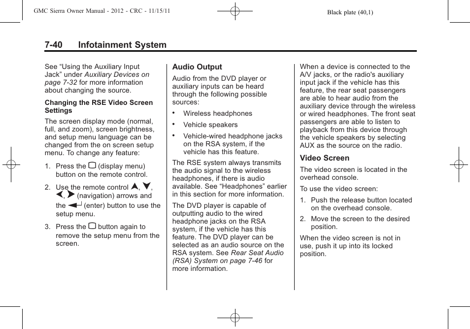 GMC 2012 Sierra User Manual | Page 250 / 556