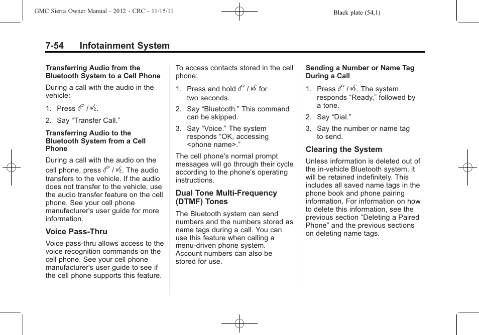 GMC 2012 Sierra User Manual | Page 264 / 556