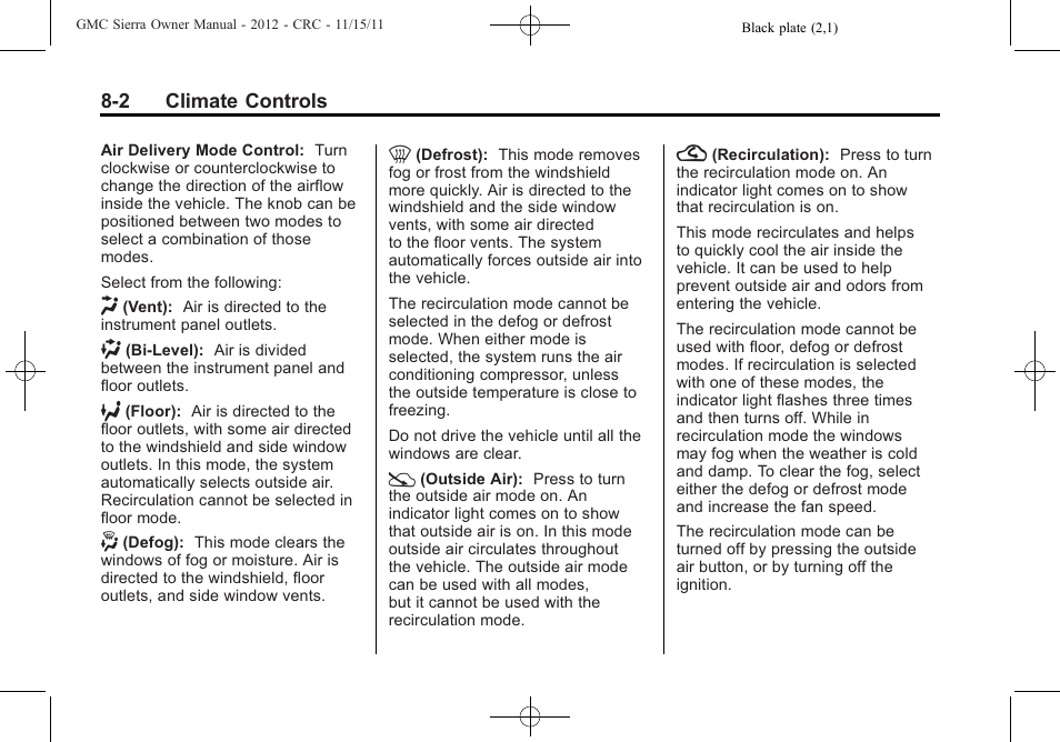 GMC 2012 Sierra User Manual | Page 268 / 556