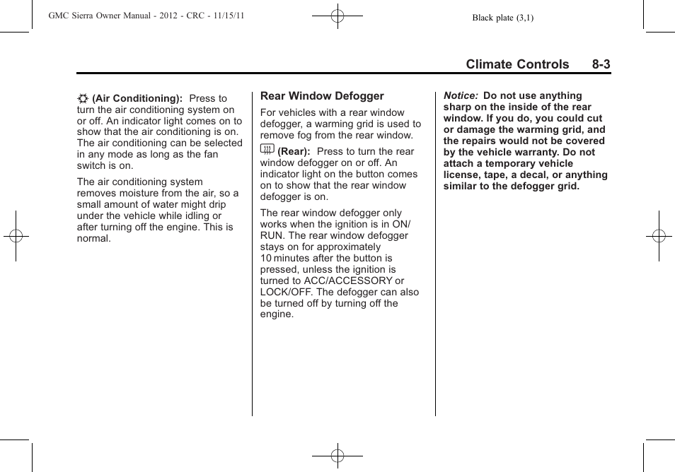 GMC 2012 Sierra User Manual | Page 269 / 556