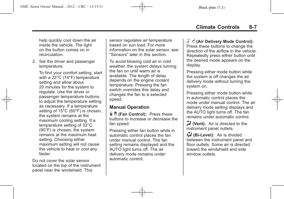 GMC 2012 Sierra User Manual | Page 273 / 556