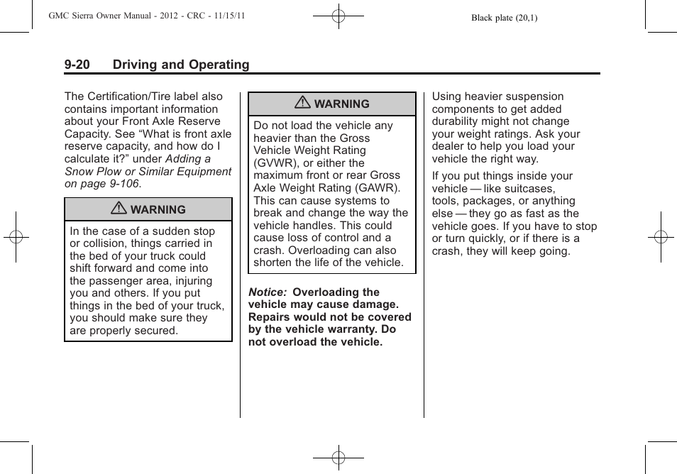 GMC 2012 Sierra User Manual | Page 296 / 556