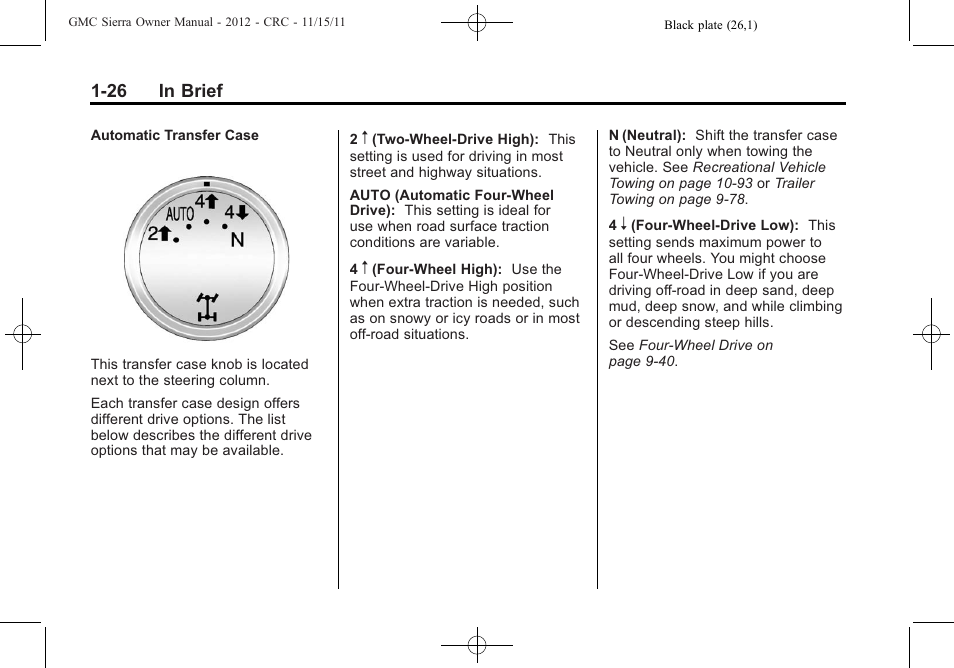 GMC 2012 Sierra User Manual | Page 32 / 556