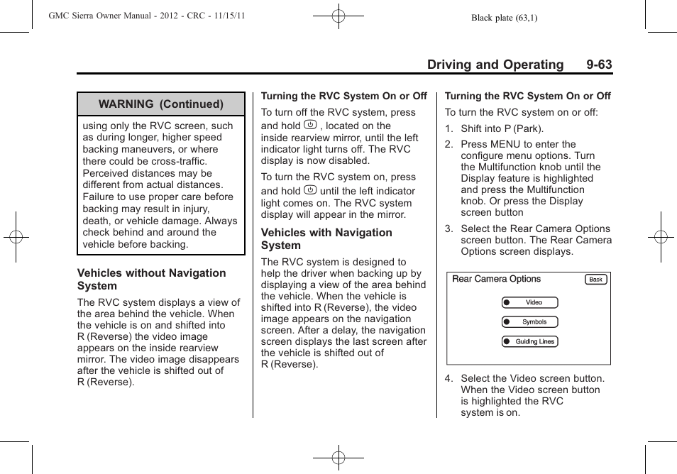 GMC 2012 Sierra User Manual | Page 339 / 556