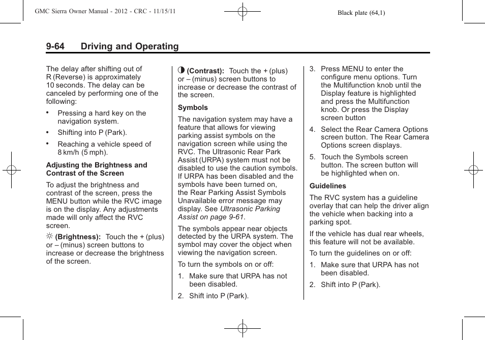 64 driving and operating | GMC 2012 Sierra User Manual | Page 340 / 556