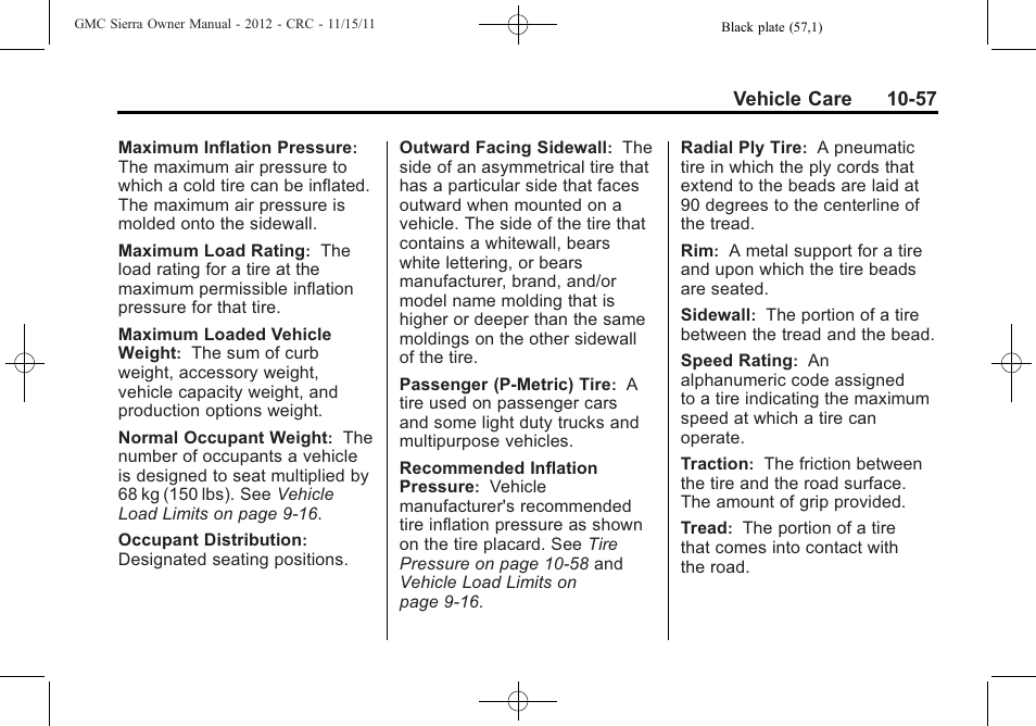 GMC 2012 Sierra User Manual | Page 443 / 556