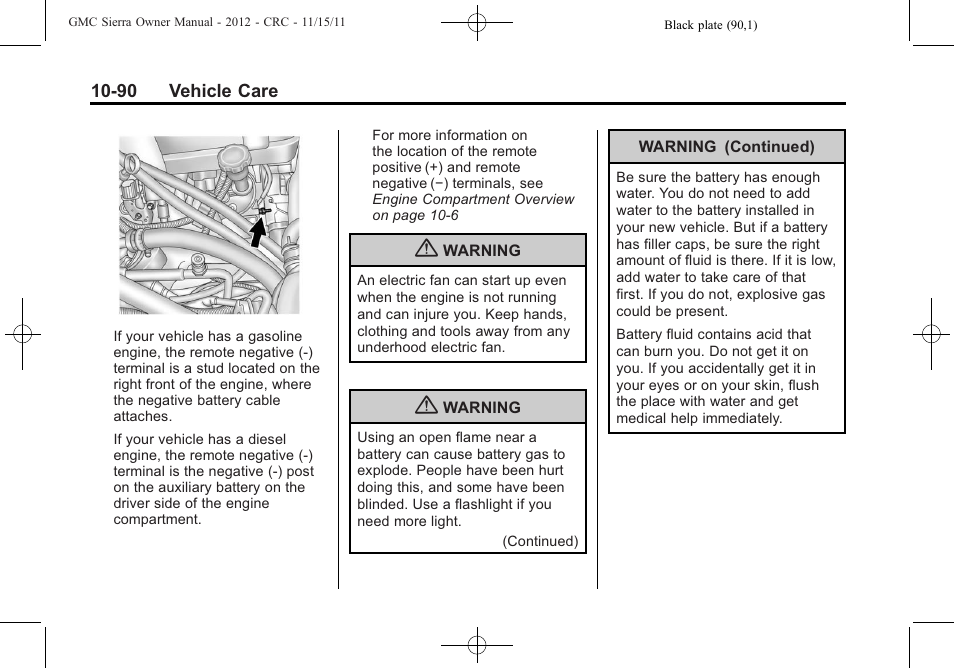 GMC 2012 Sierra User Manual | Page 476 / 556