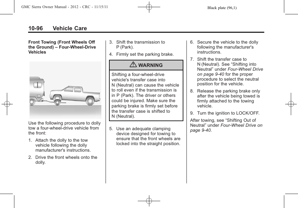 GMC 2012 Sierra User Manual | Page 482 / 556
