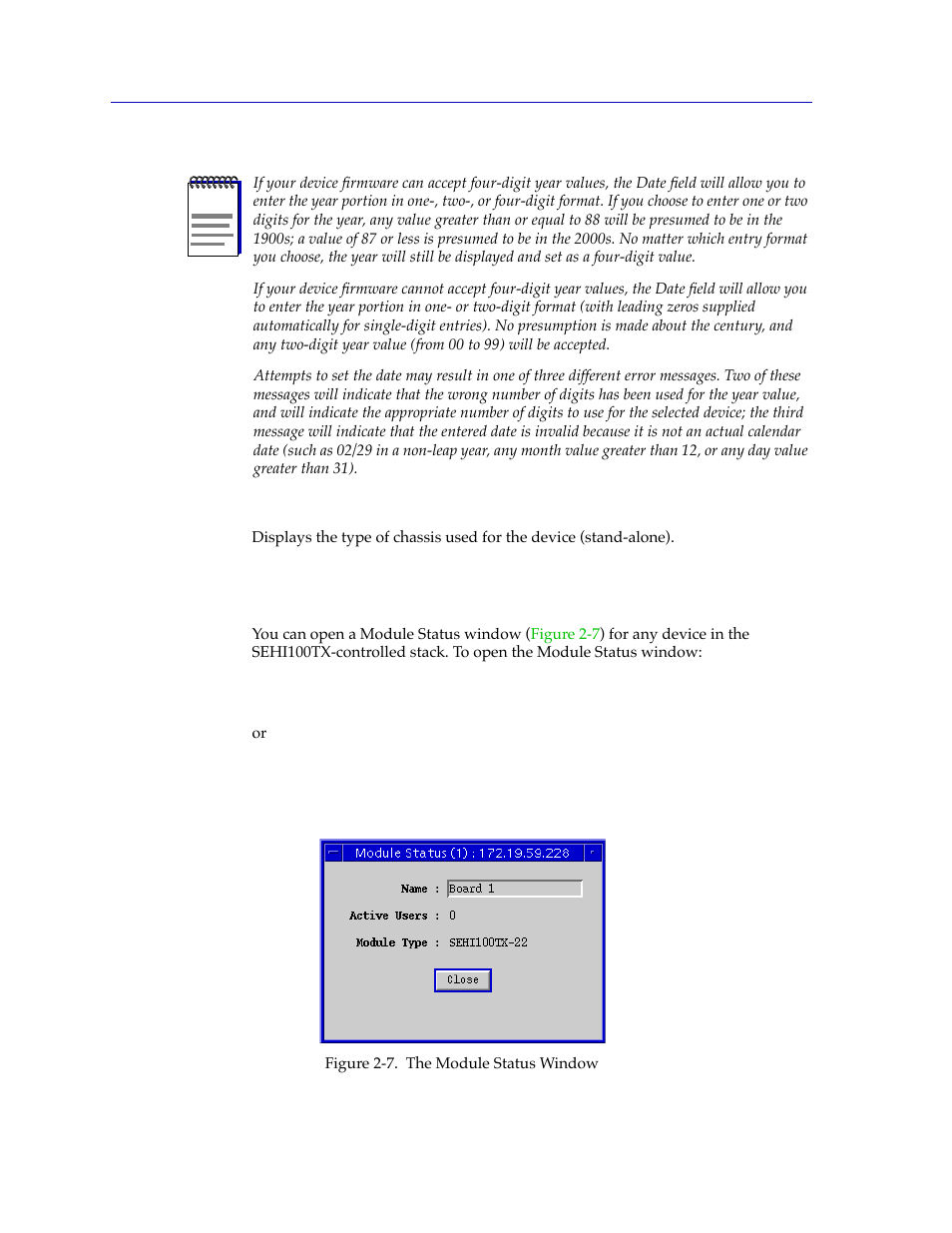 Checking module status, Checking module status -12 | Cabletron Systems SPECTRUM SEHI100TX-22 User Manual | Page 26 / 58