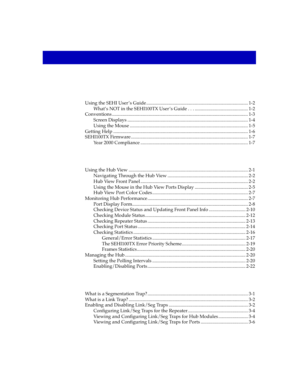 Cabletron Systems SPECTRUM SEHI100TX-22 User Manual | Page 5 / 58