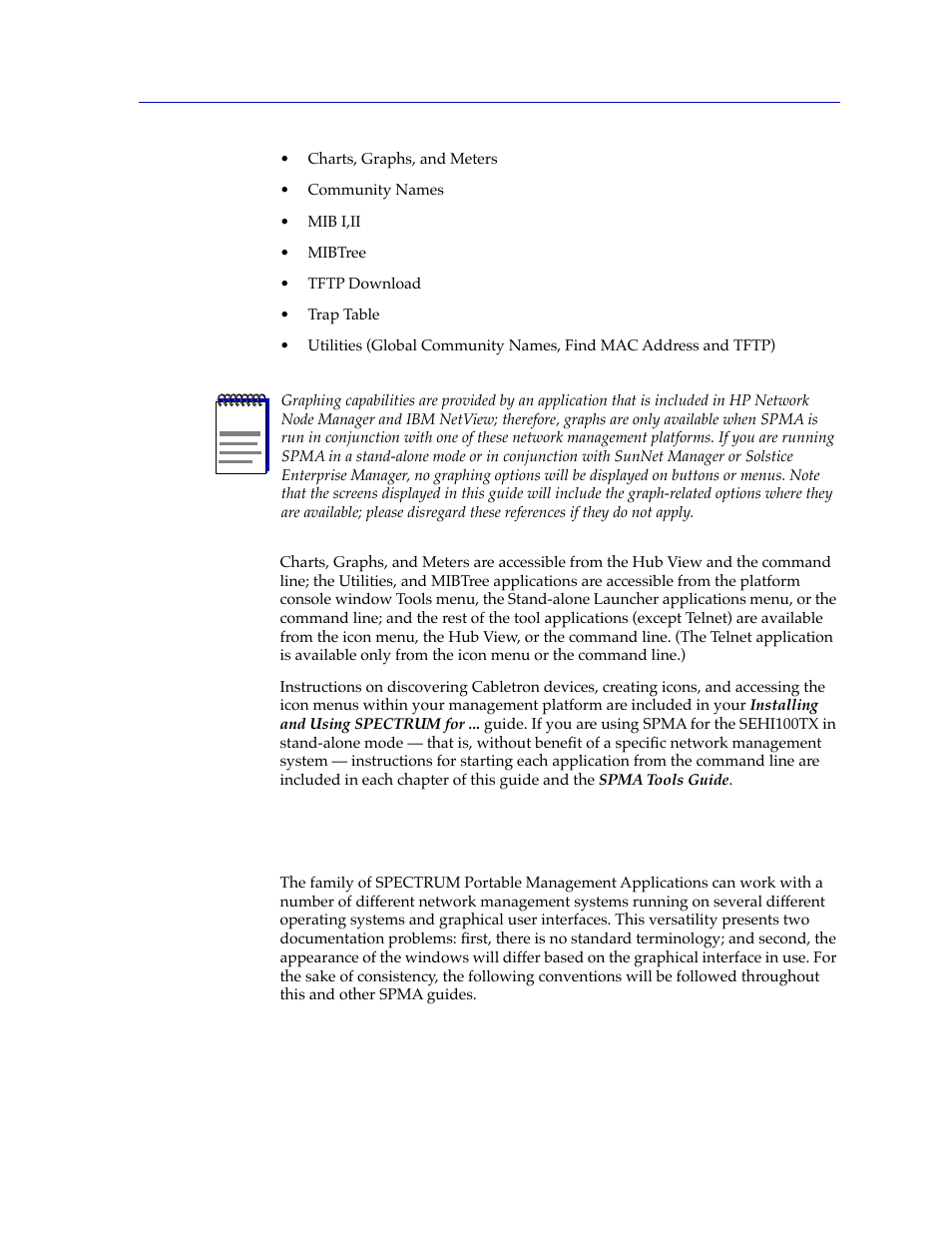 Conventions, Conventions -3 | Cabletron Systems SPECTRUM SEHI100TX-22 User Manual | Page 9 / 58