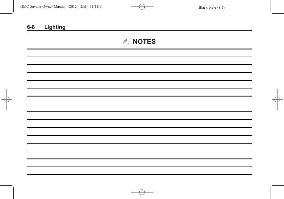 GMC 2012 Savana User Manual | Page 170 / 424