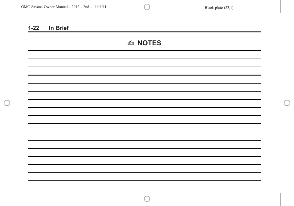 GMC 2012 Savana User Manual | Page 28 / 424