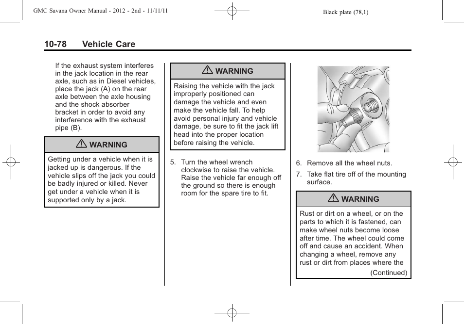 GMC 2012 Savana User Manual | Page 344 / 424