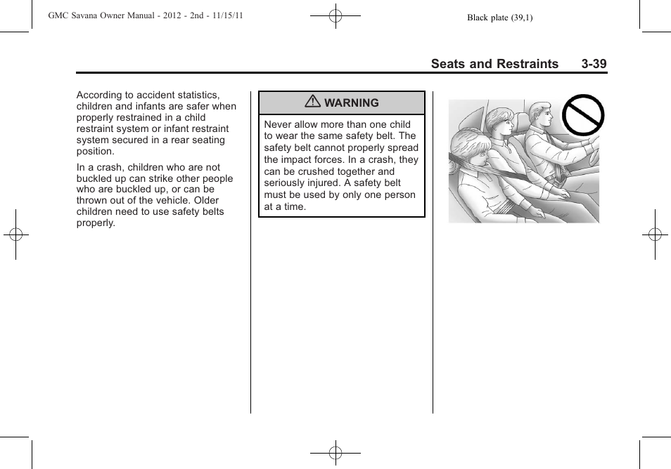 GMC 2012 Savana User Manual | Page 87 / 424