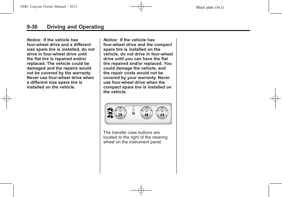 GMC 2012 Canyon User Manual | Page 208 / 386