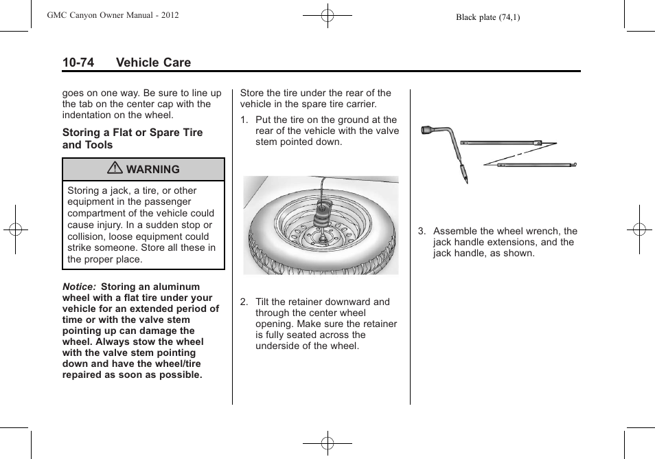 GMC 2012 Canyon User Manual | Page 310 / 386