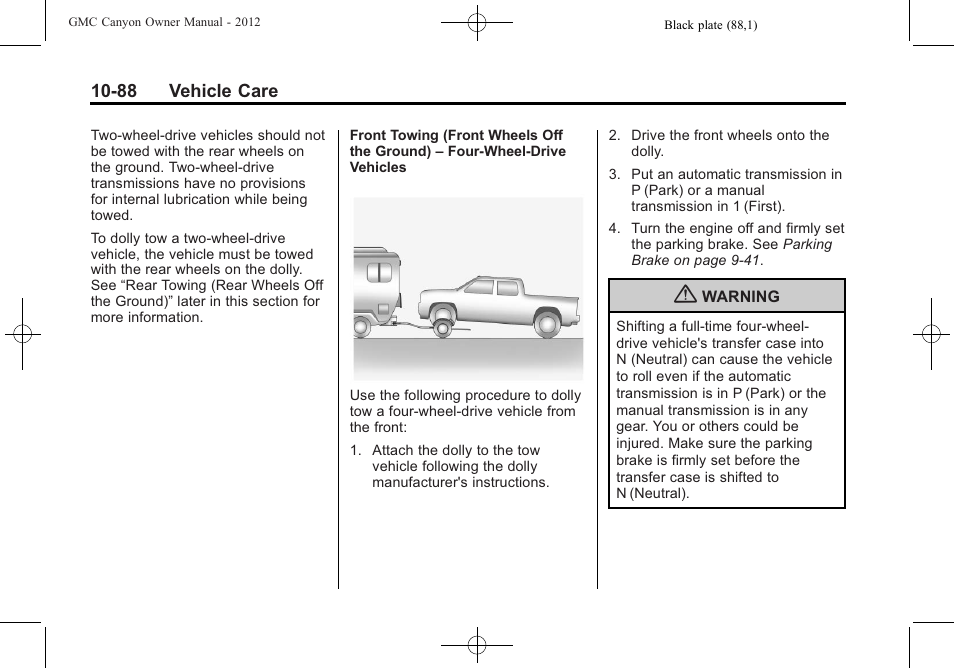 GMC 2012 Canyon User Manual | Page 324 / 386