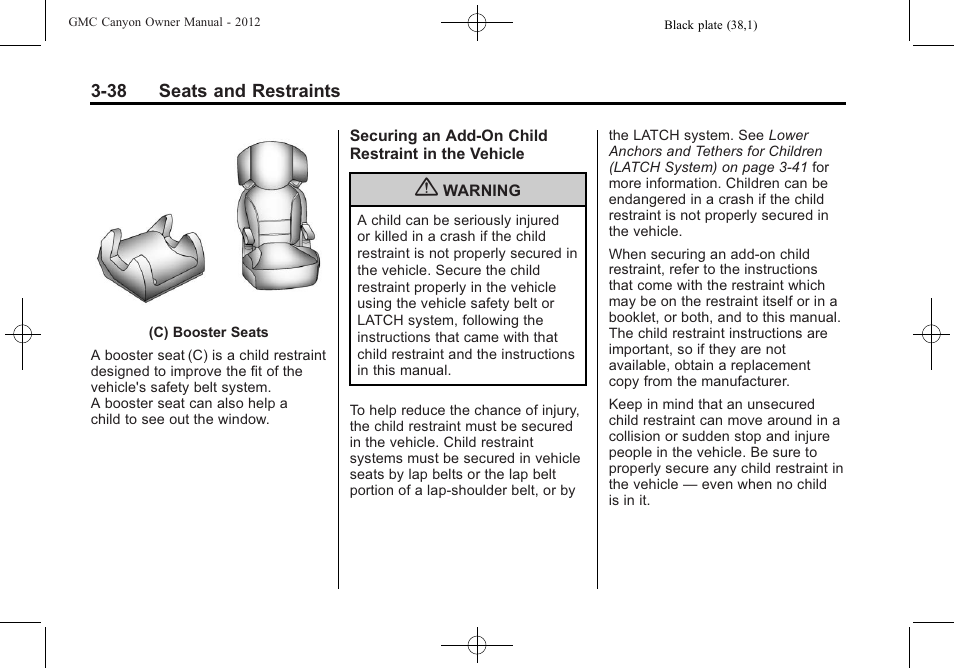 GMC 2012 Canyon User Manual | Page 82 / 386