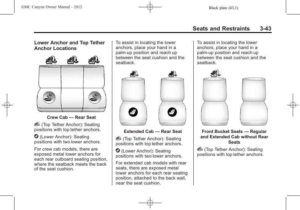 GMC 2012 Canyon User Manual | Page 87 / 386