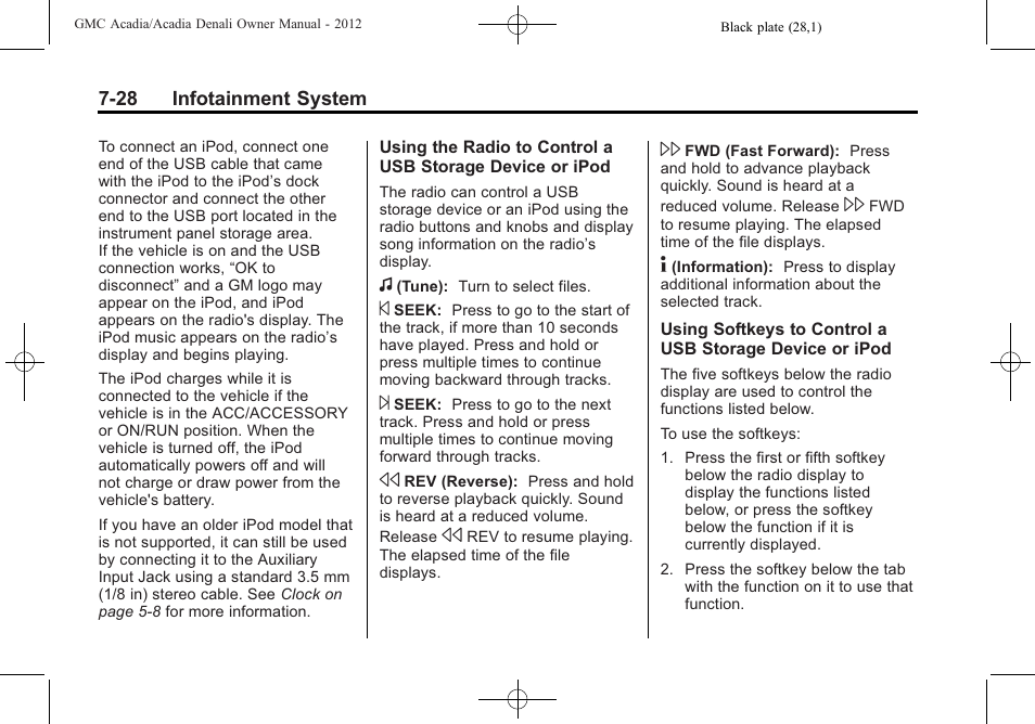 GMC 2012 Acadia User Manual | Page 208 / 456