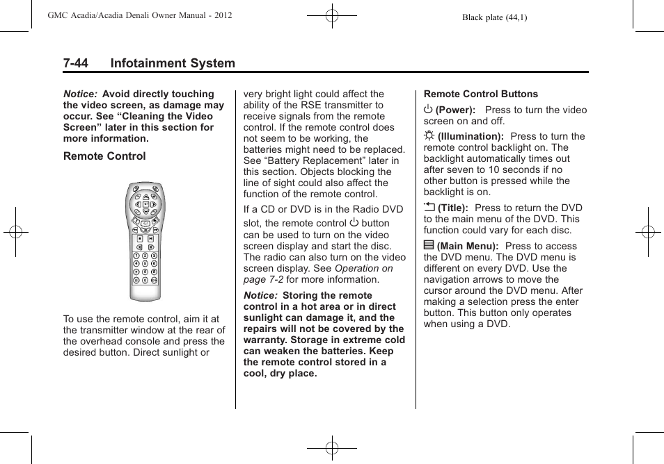 GMC 2012 Acadia User Manual | Page 224 / 456