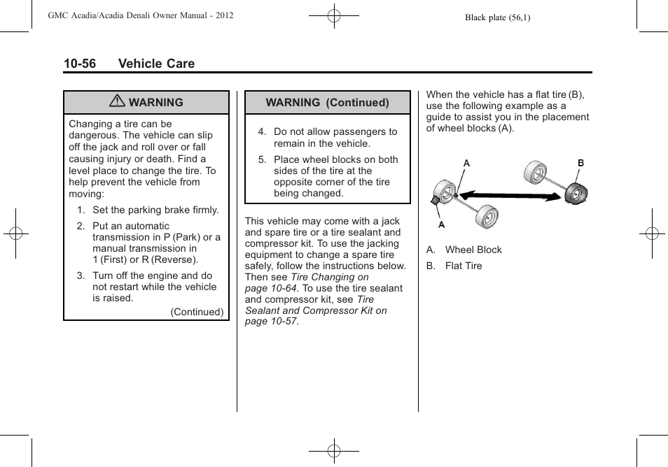 GMC 2012 Acadia User Manual | Page 362 / 456