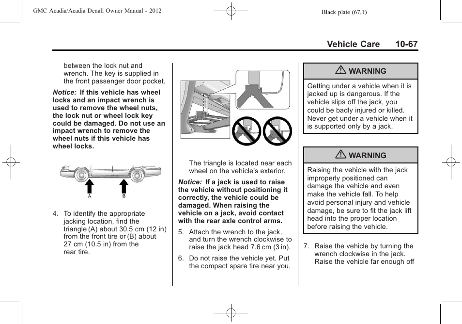 GMC 2012 Acadia User Manual | Page 373 / 456