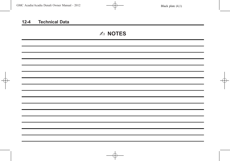GMC 2012 Acadia User Manual | Page 416 / 456