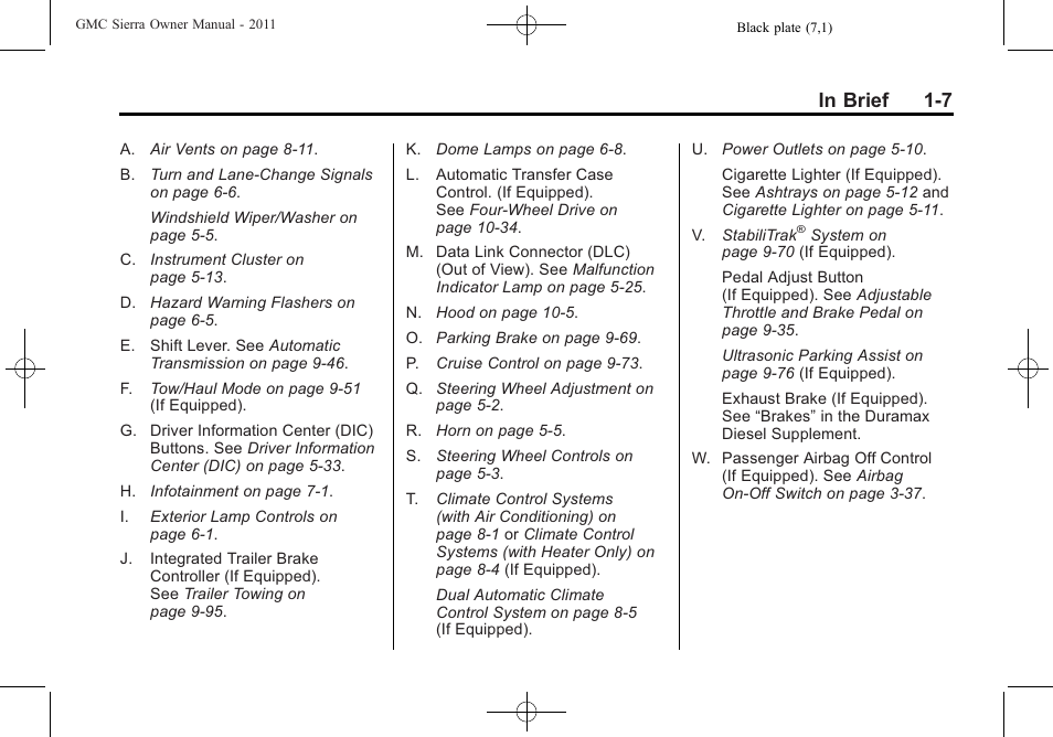 GMC 2011 Sierra User Manual | Page 13 / 594