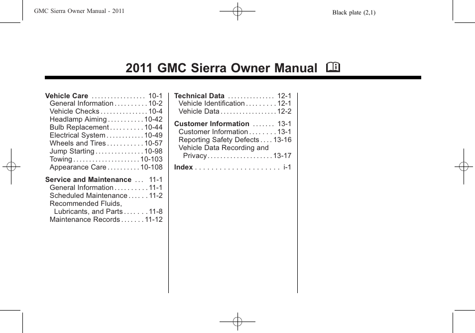 2011 gmc sierra owner manual m | GMC 2011 Sierra User Manual | Page 2 / 594