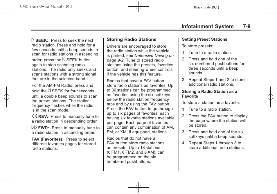 GMC 2011 Sierra User Manual | Page 235 / 594