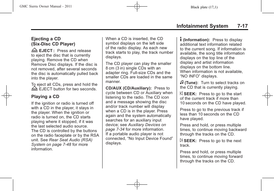 GMC 2011 Sierra User Manual | Page 243 / 594