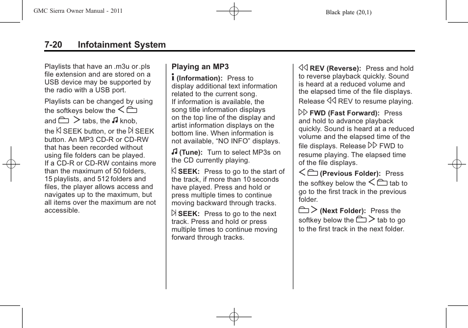 GMC 2011 Sierra User Manual | Page 246 / 594