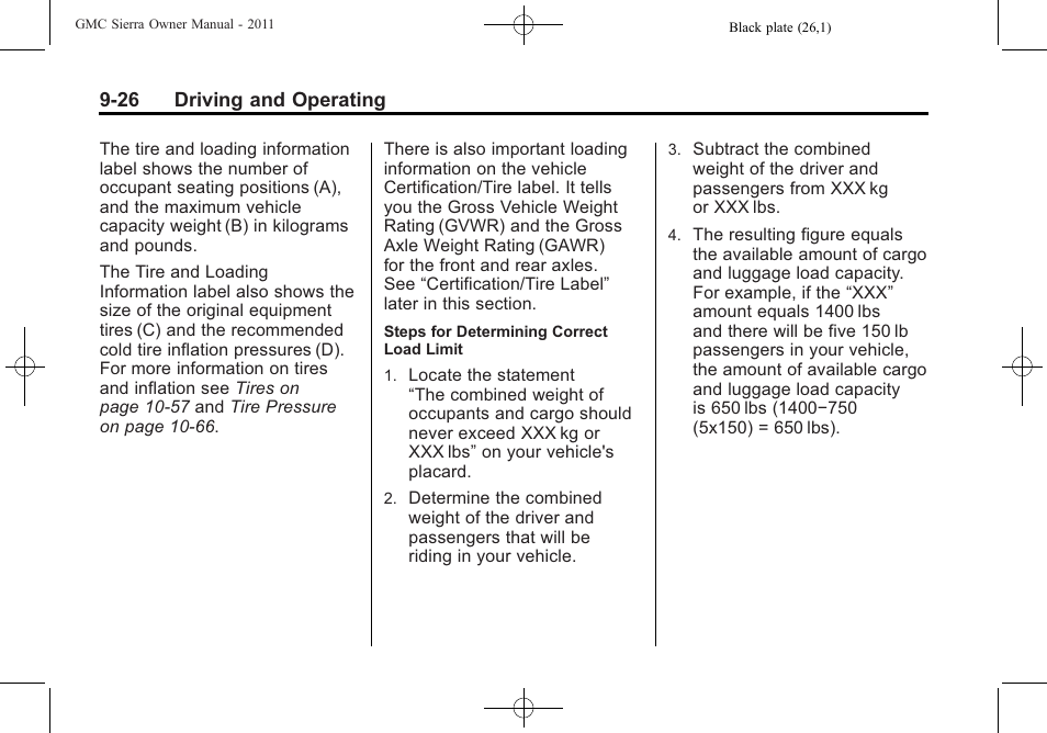 GMC 2011 Sierra User Manual | Page 320 / 594