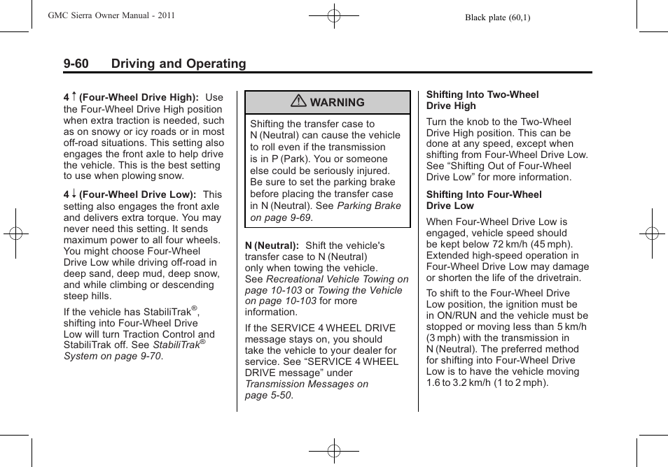 GMC 2011 Sierra User Manual | Page 354 / 594