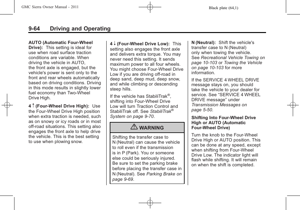 GMC 2011 Sierra User Manual | Page 358 / 594