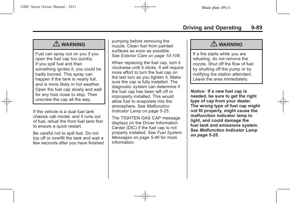 GMC 2011 Sierra User Manual | Page 383 / 594