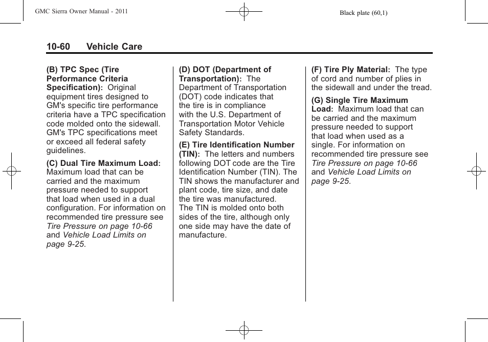 GMC 2011 Sierra User Manual | Page 484 / 594