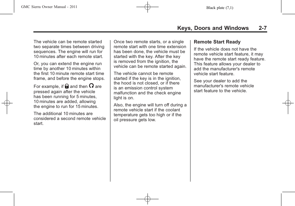 GMC 2011 Sierra User Manual | Page 51 / 594