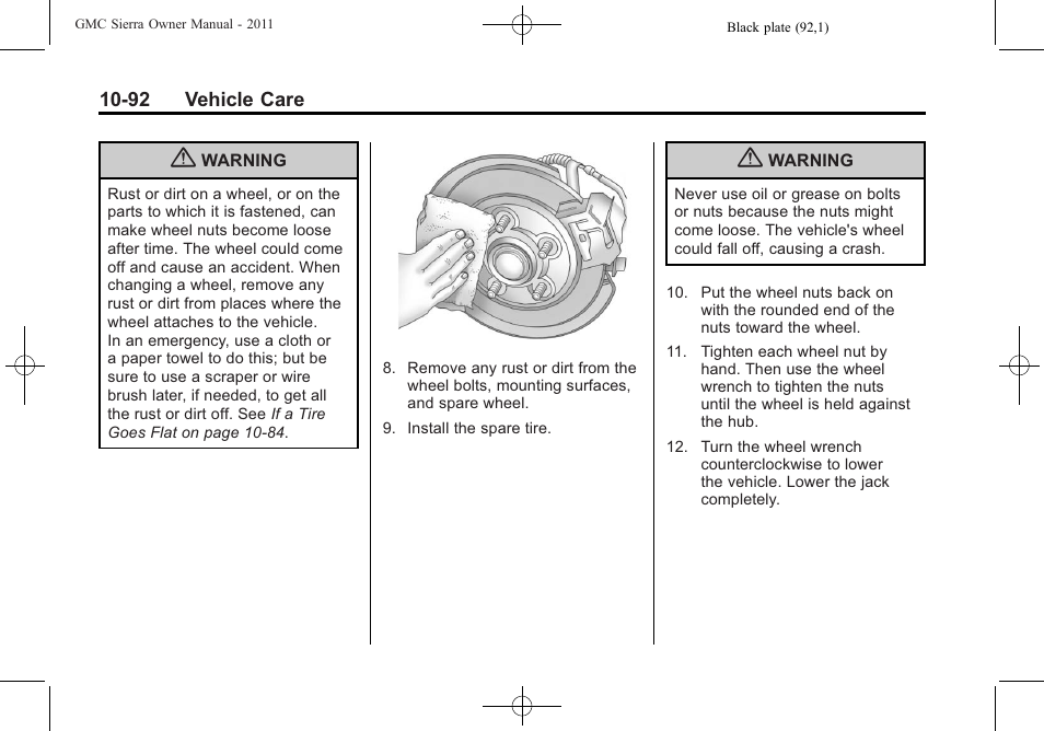 GMC 2011 Sierra User Manual | Page 516 / 594