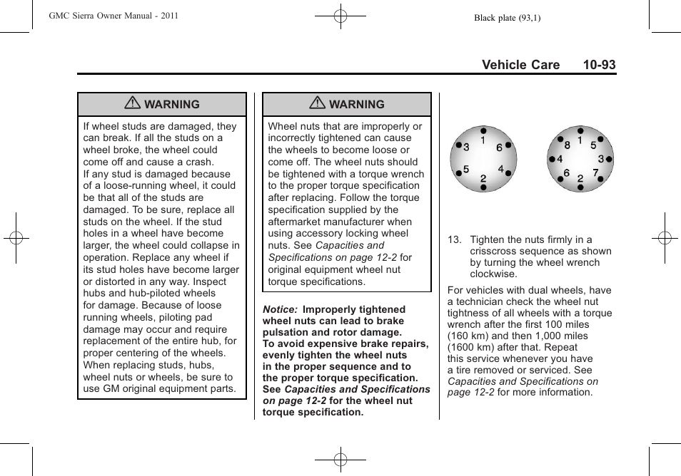 GMC 2011 Sierra User Manual | Page 517 / 594