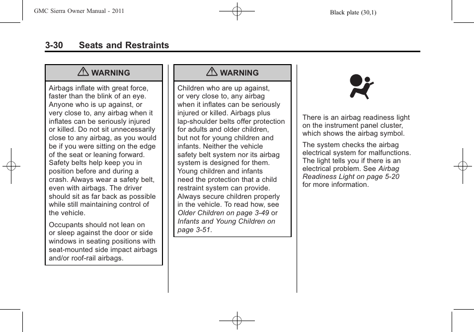 GMC 2011 Sierra User Manual | Page 98 / 594