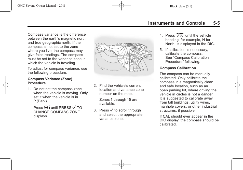 GMC 2011 Savana User Manual | Page 121 / 410