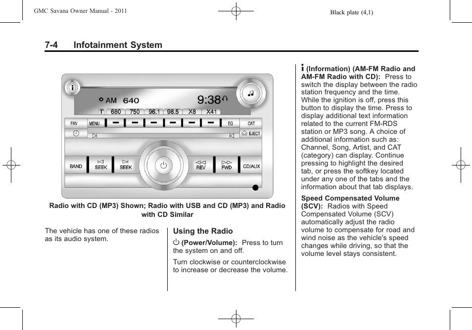 GMC 2011 Savana User Manual | Page 174 / 410