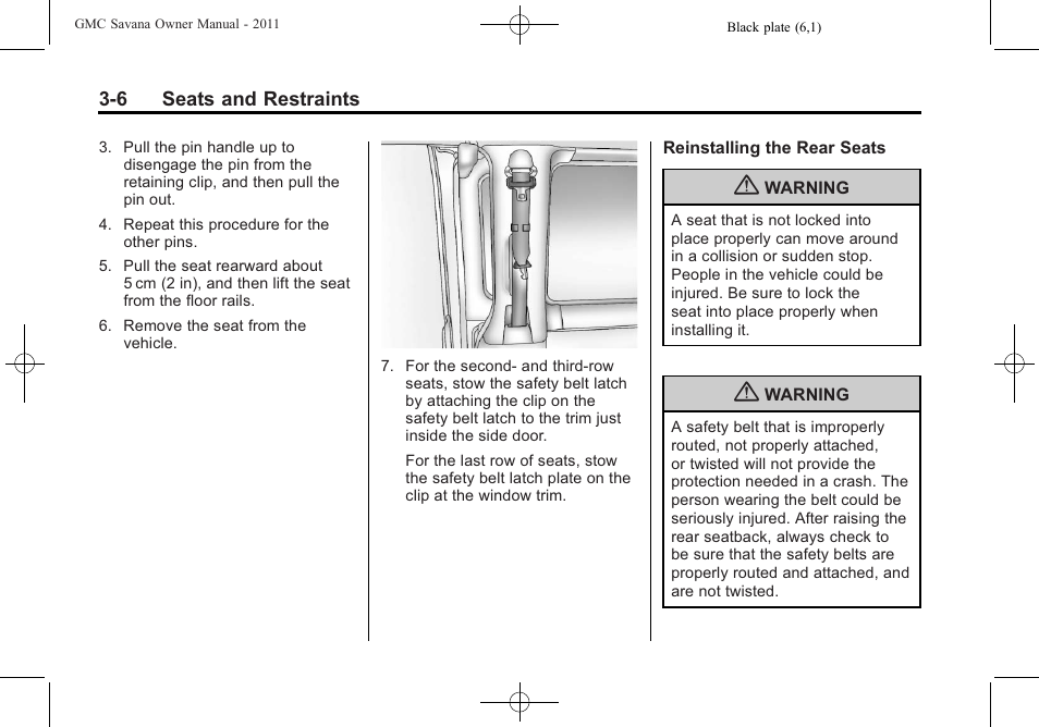 GMC 2011 Savana User Manual | Page 54 / 410