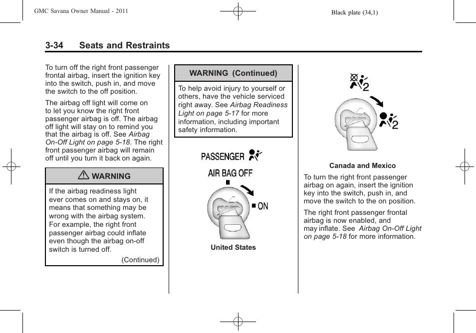 GMC 2011 Savana User Manual | Page 82 / 410